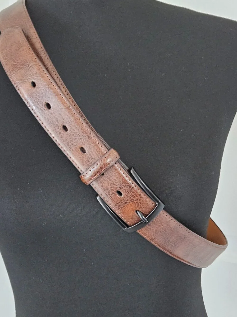KERMISANT Men Business Leather Belt Classic design size 40/120